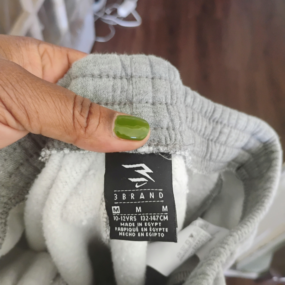 Gray Kids Sweatpants